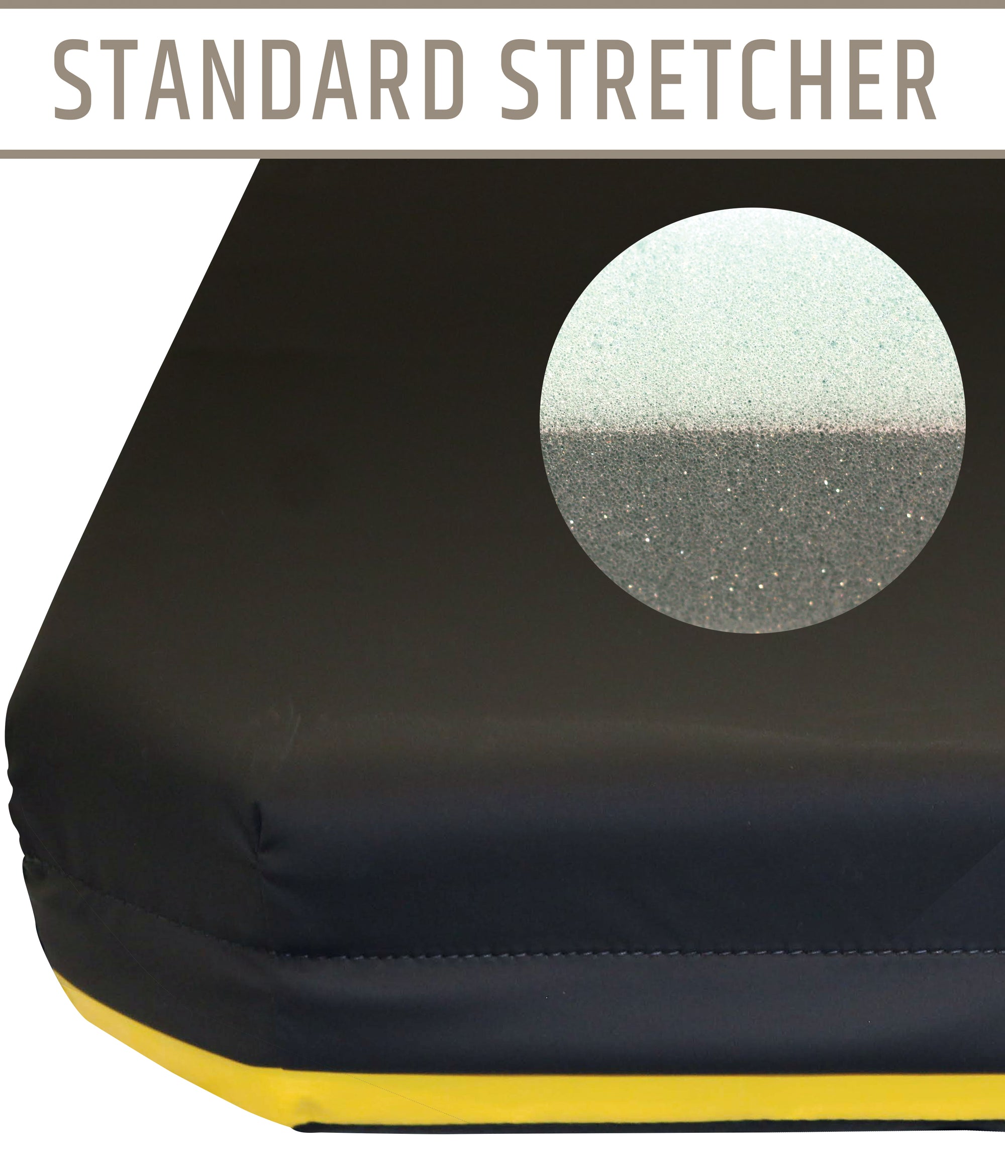Stryker Emergency 960 - 4 Standard Stretcher Pad with Color Identifier (24w) - mattress